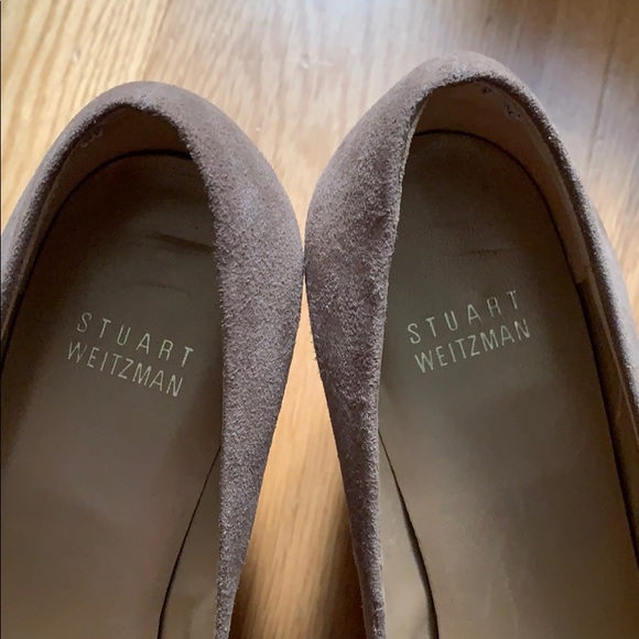 Stuart Weitzman Anna Haze Suede Platform Pump - 7 - Picture 2 of 7